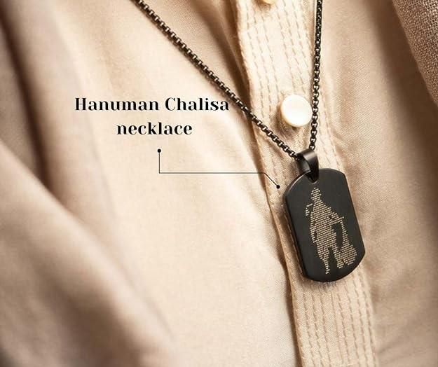 Hanuman Chalisa Pendant With Chain water proof